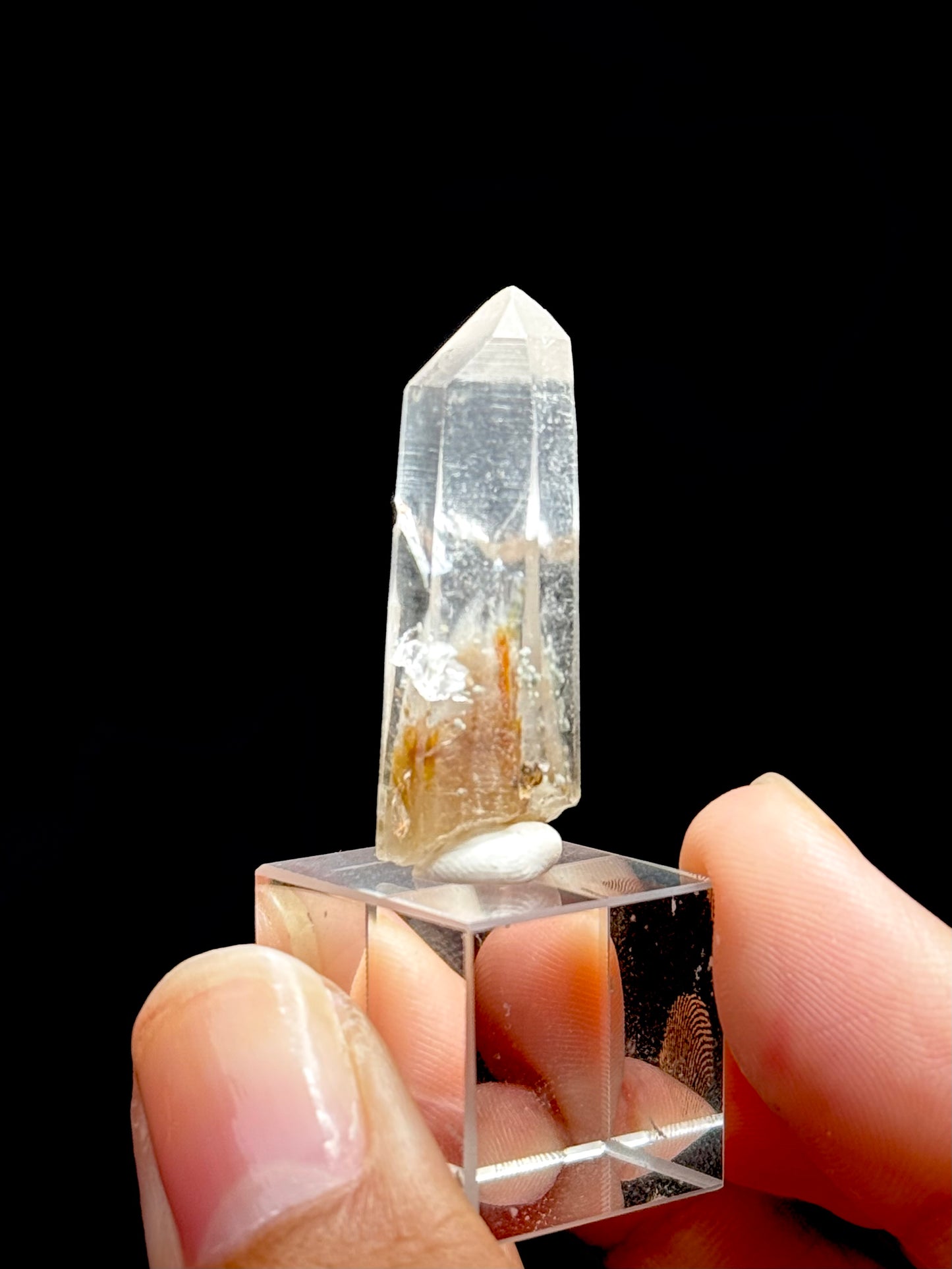 Cookite & Tremolite in Quartz