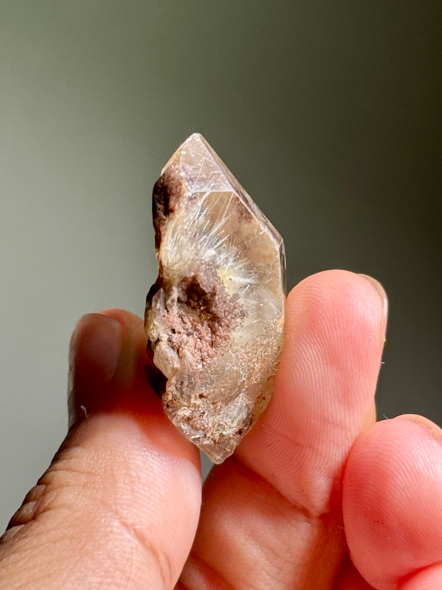 Dandelion Rutile in Quartz