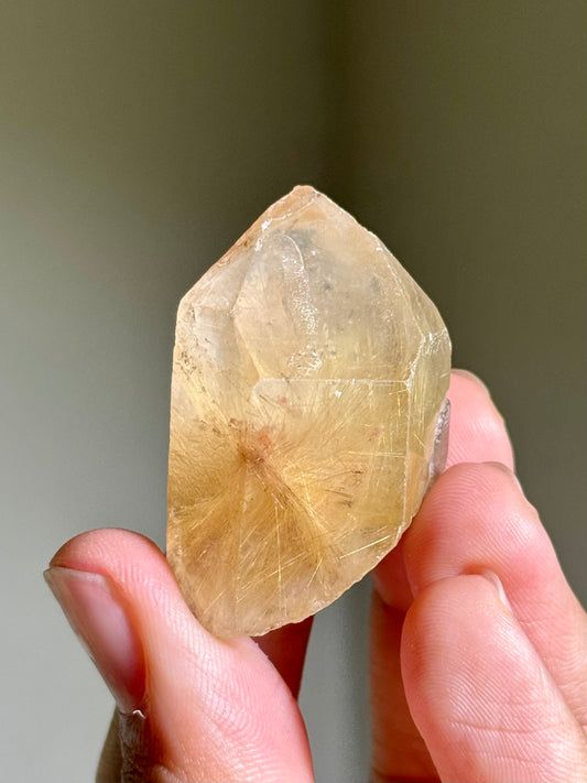 Rutile in Quartz