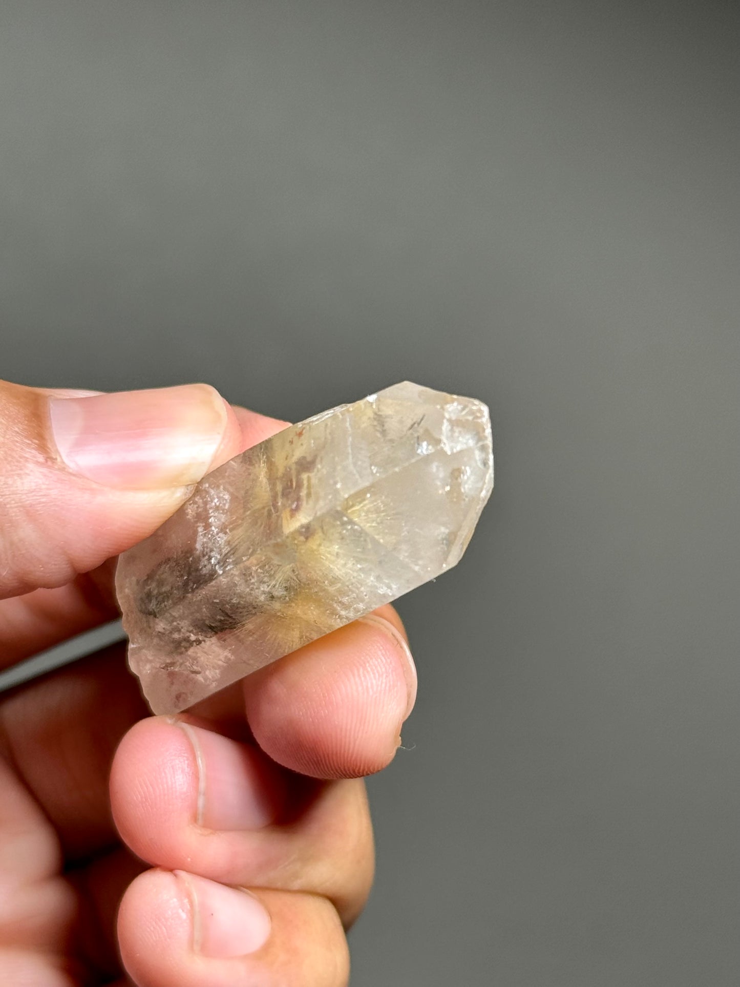 Dandelion Rutile in Quartz