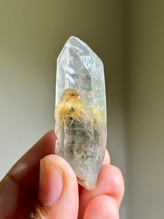 Dandelion Rutile in Quartz