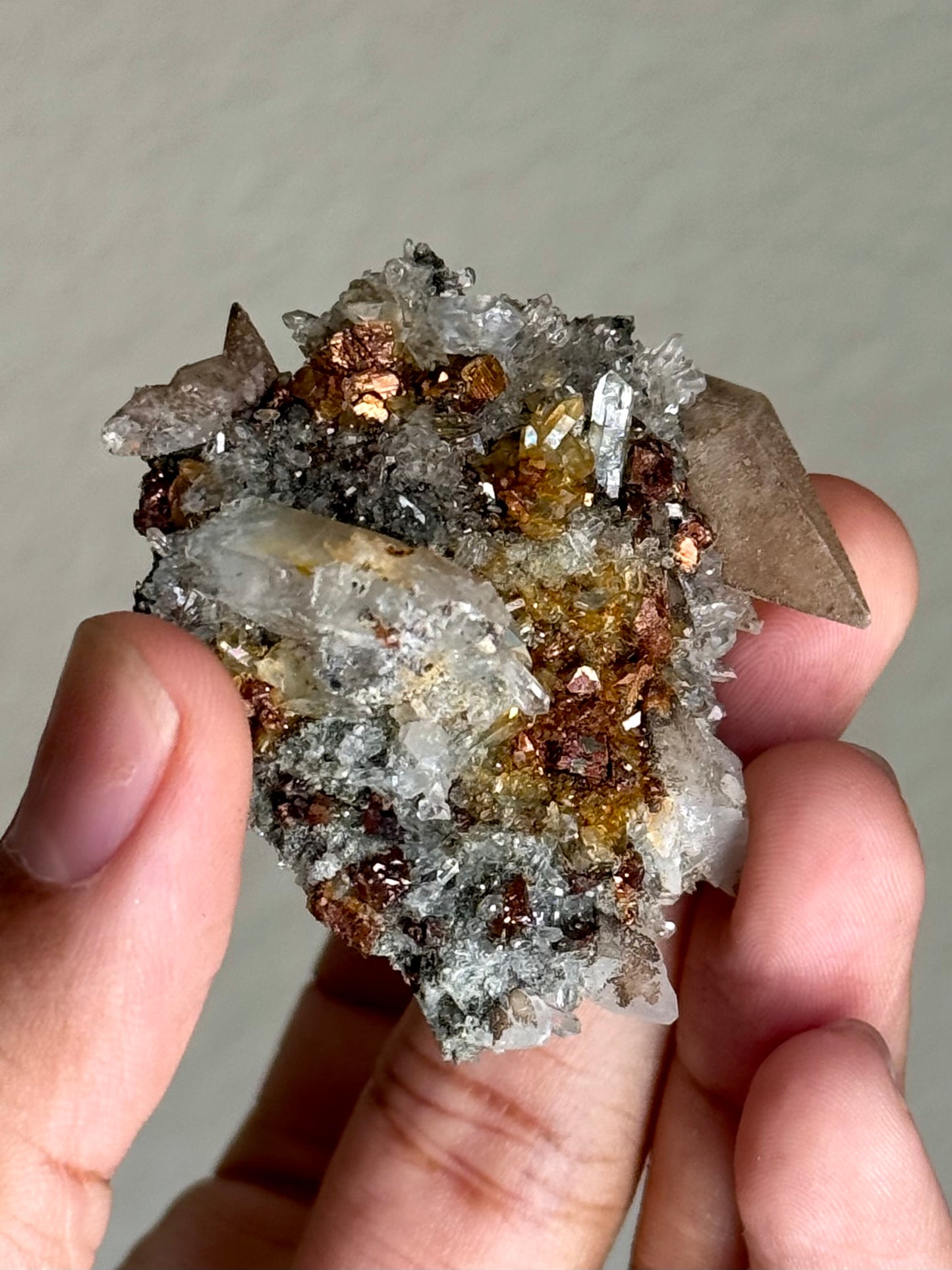 Quartz, Calcite & Pyrite