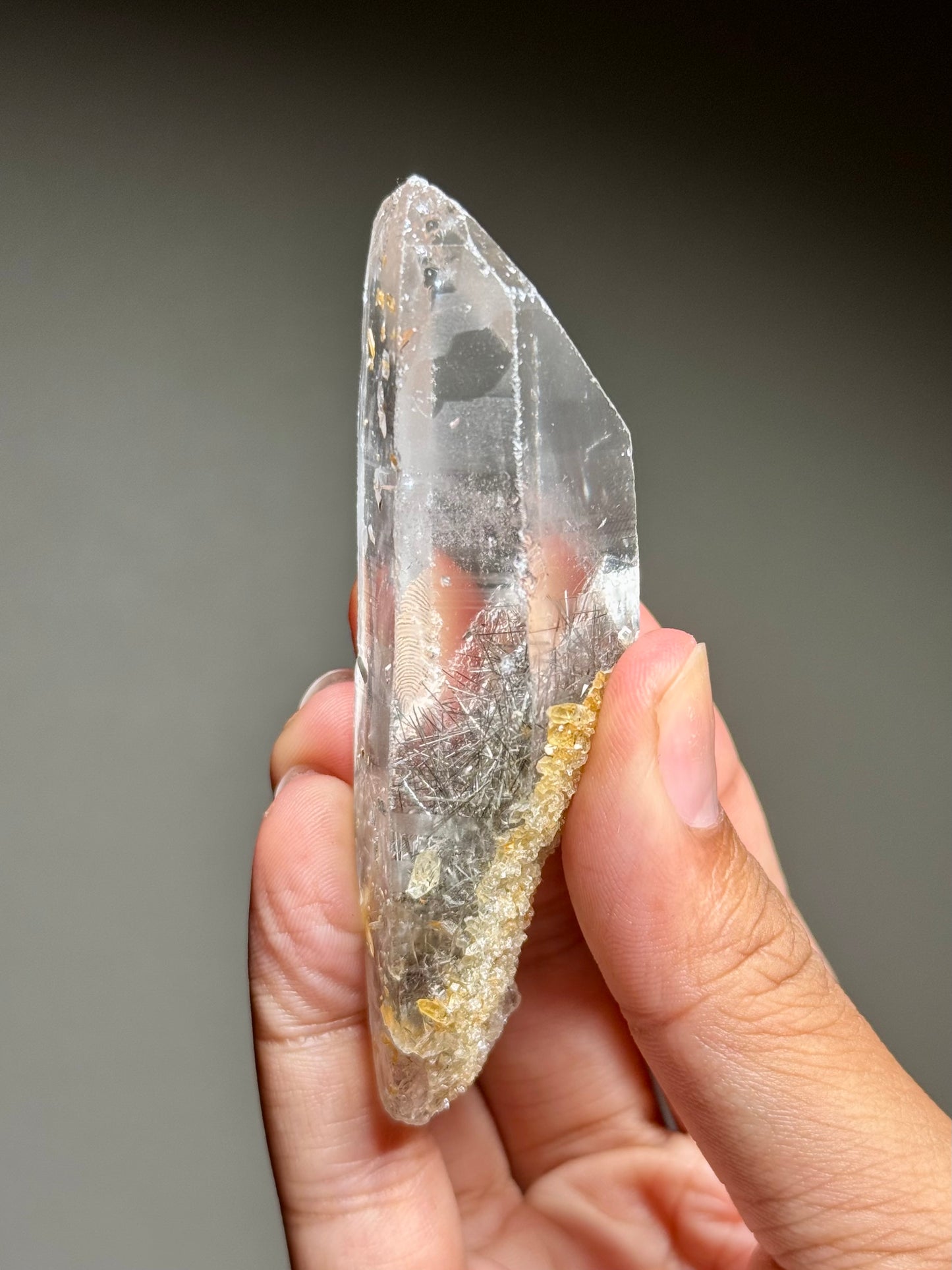 Rutile in Quartz