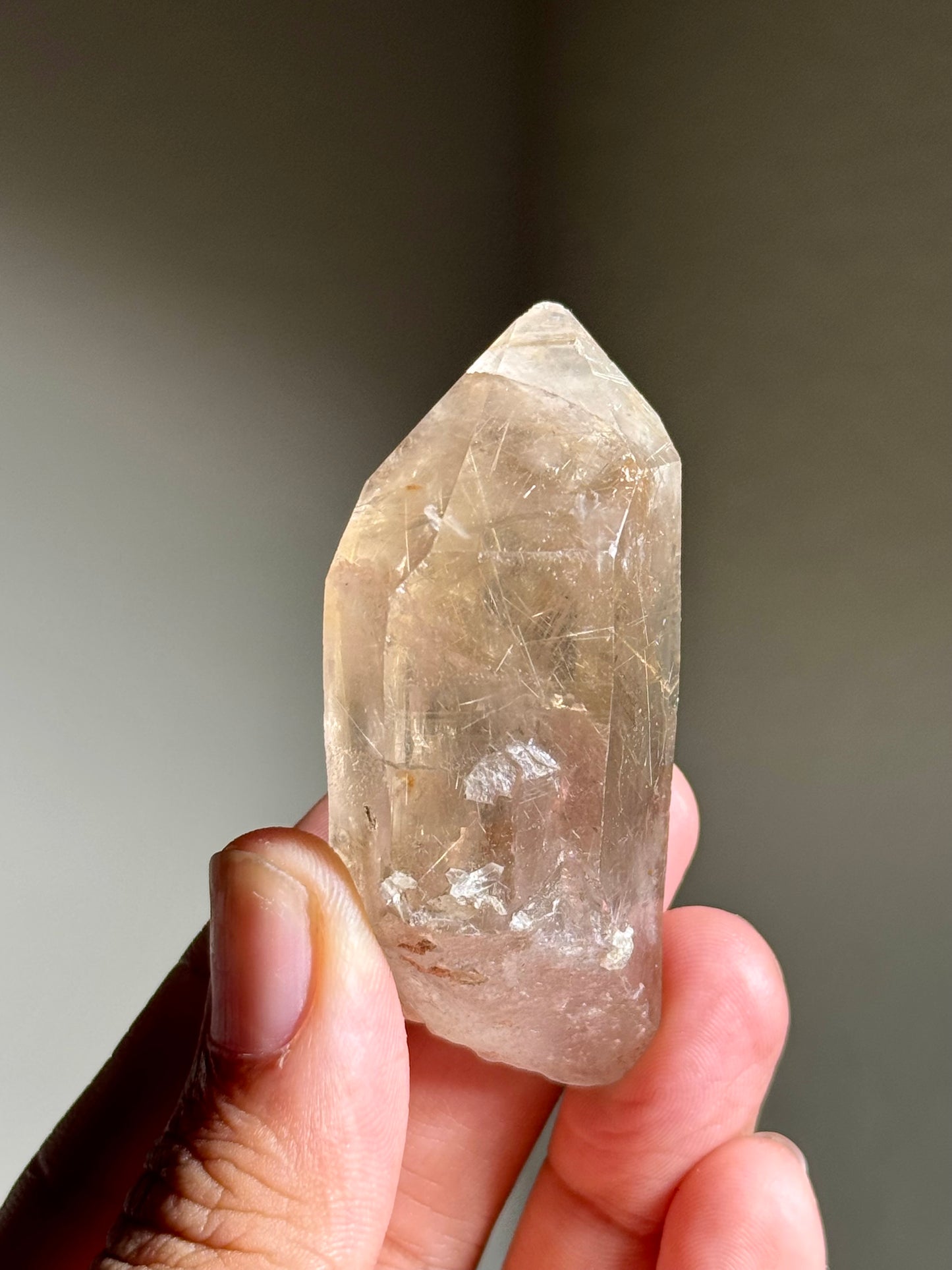 Smoky Quartz with Rutile