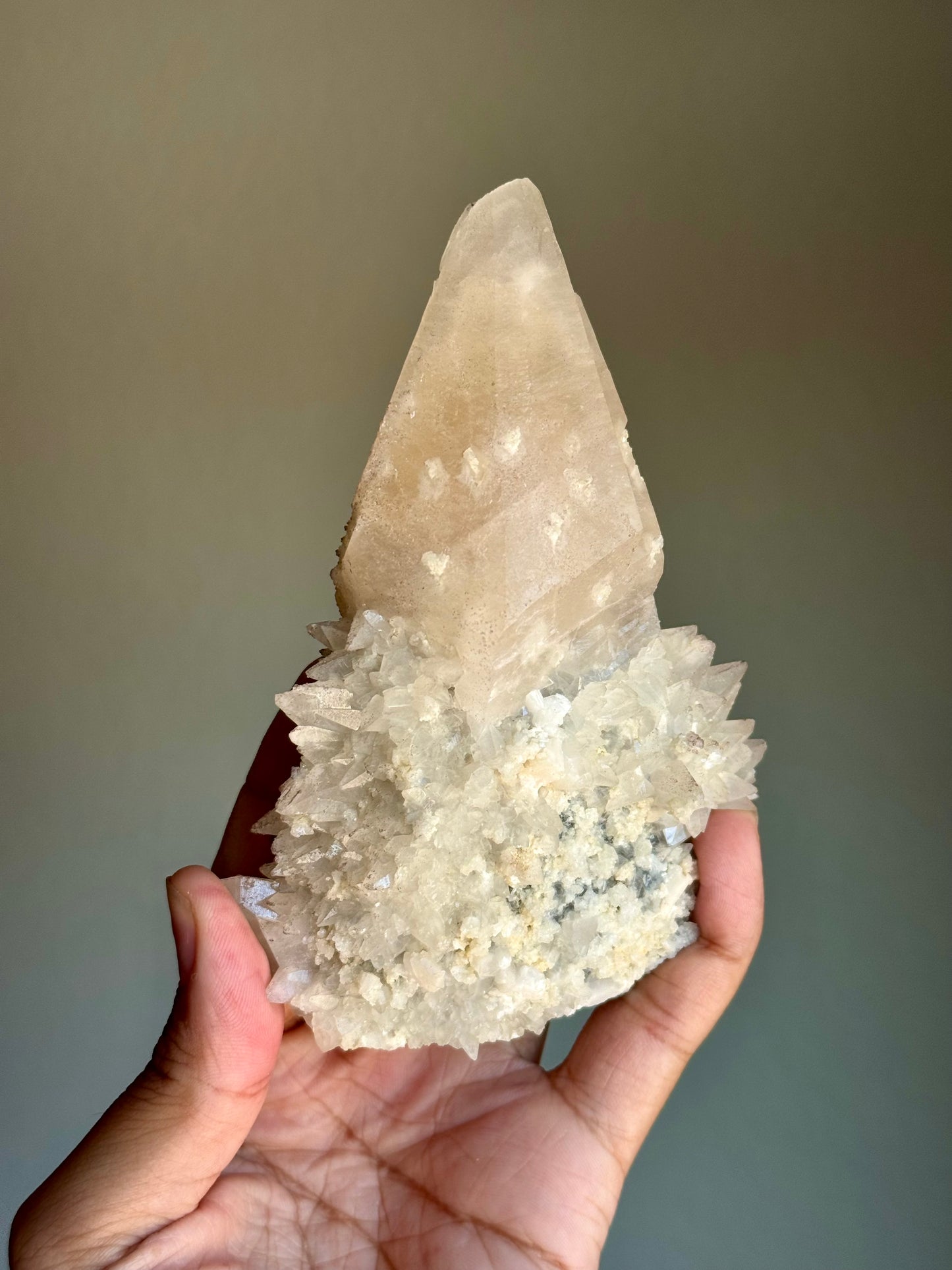 Calcite over Quartz