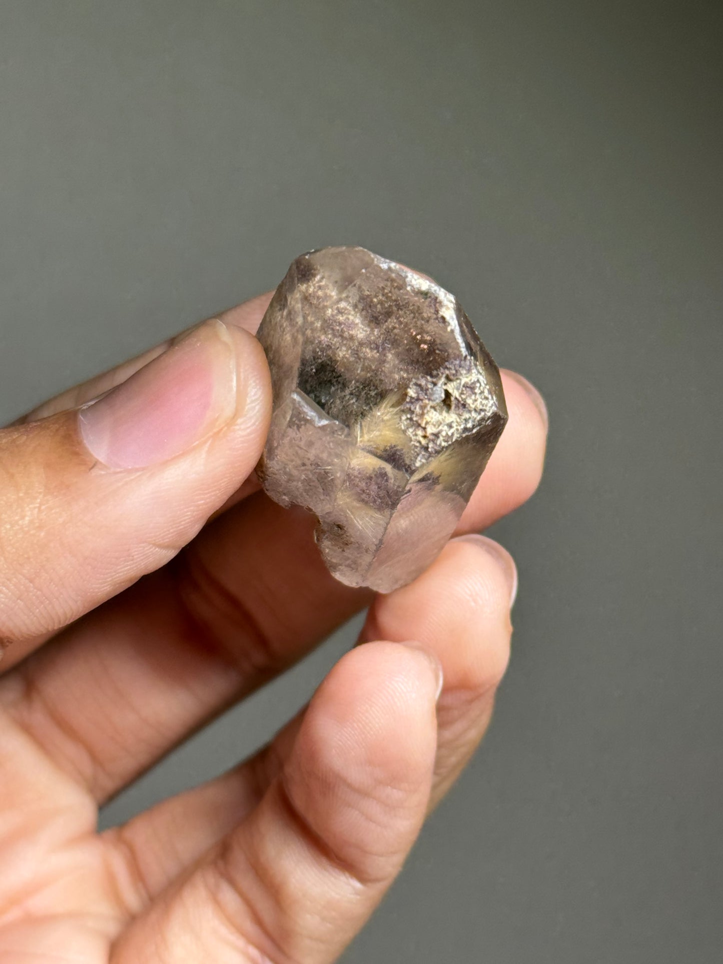 Dandelion Rutile in Quartz
