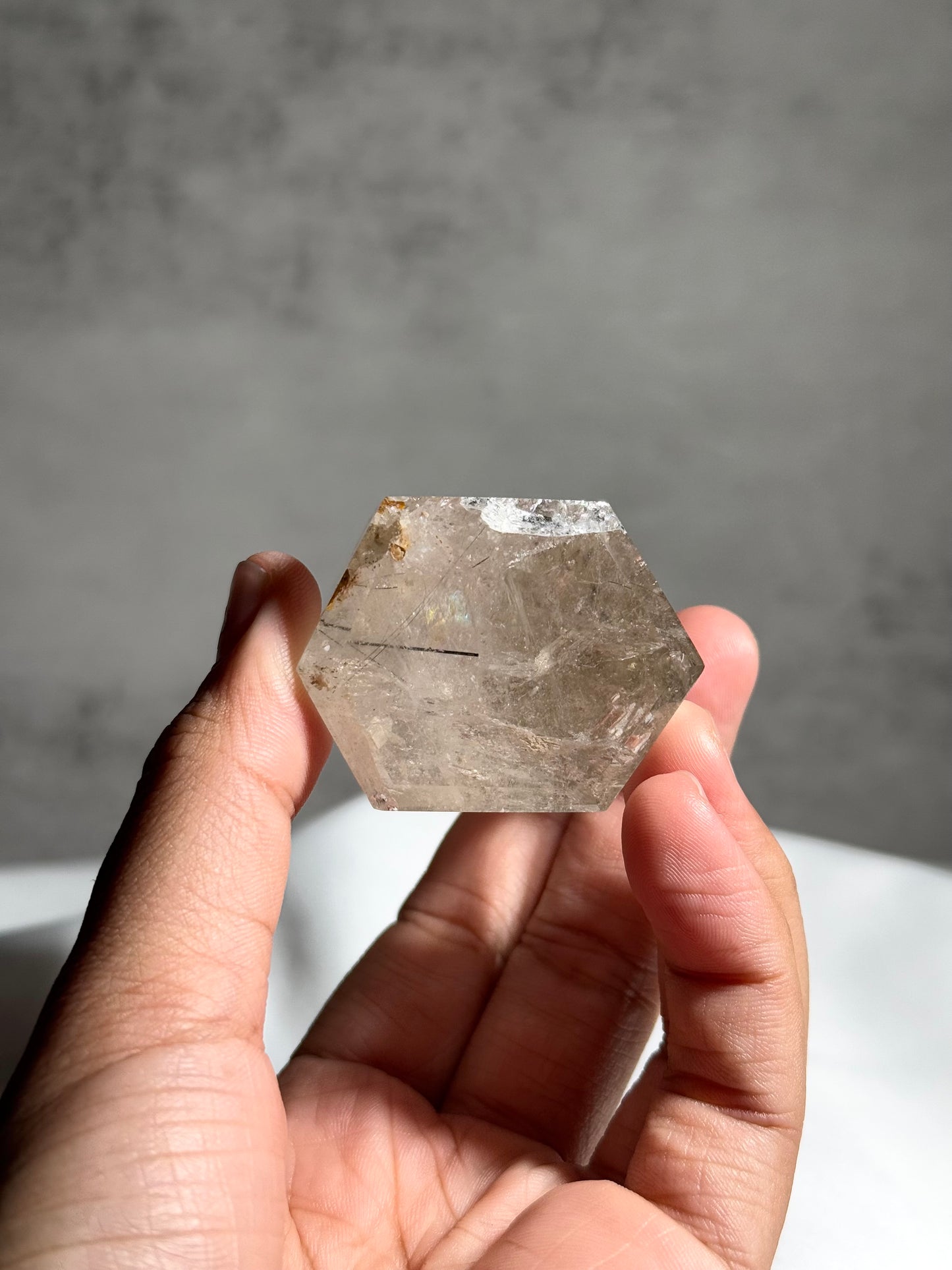 Tourmalated Citrine