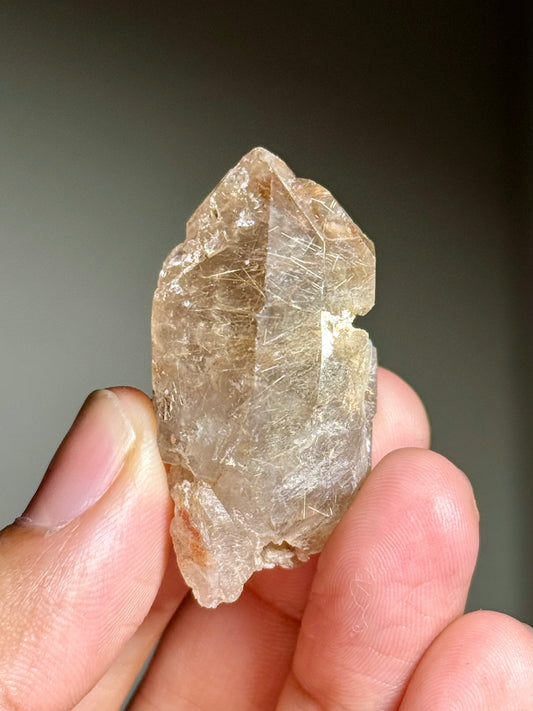 Smoky Quartz with Rutile