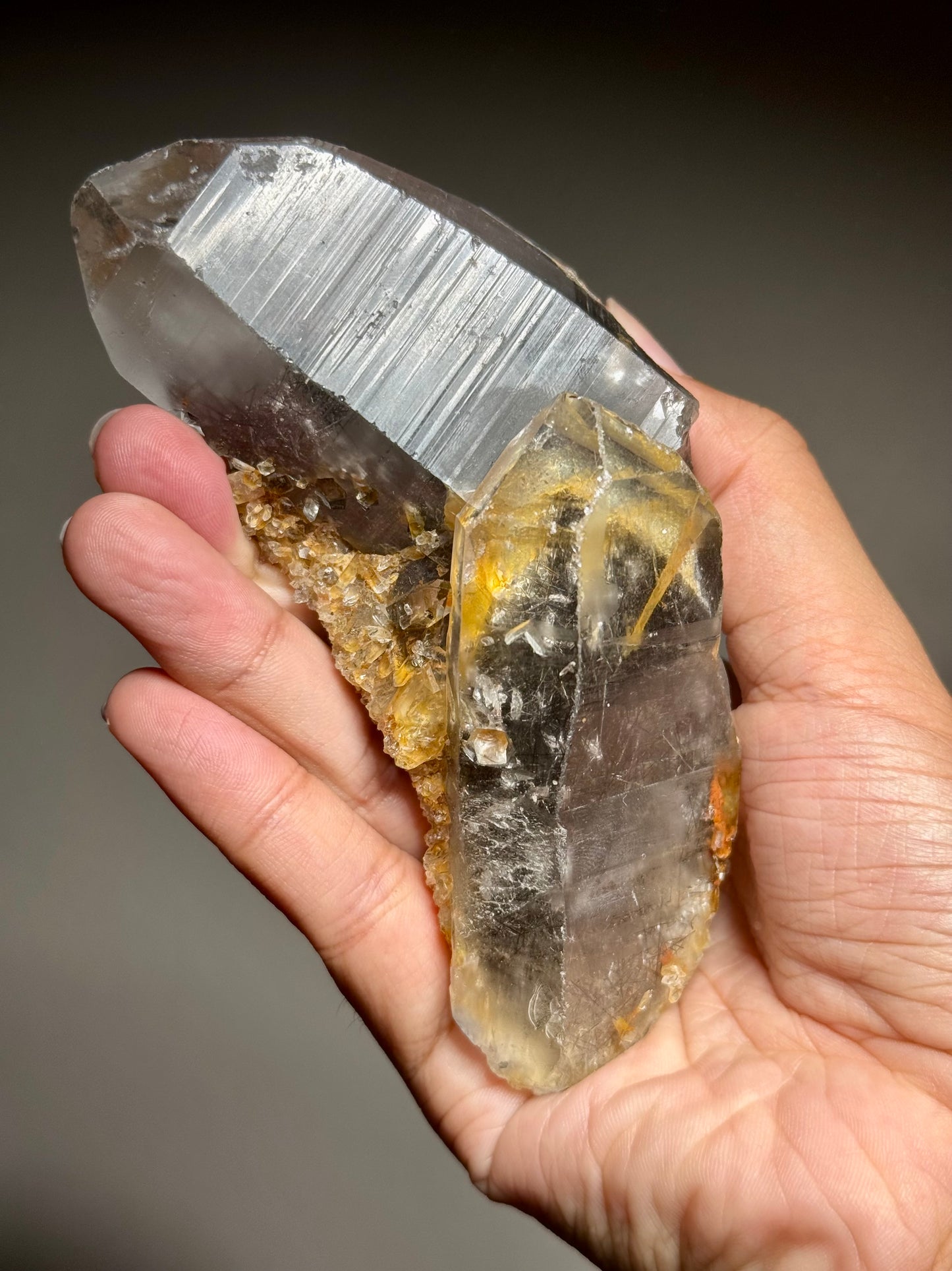 Rutile in Quartz