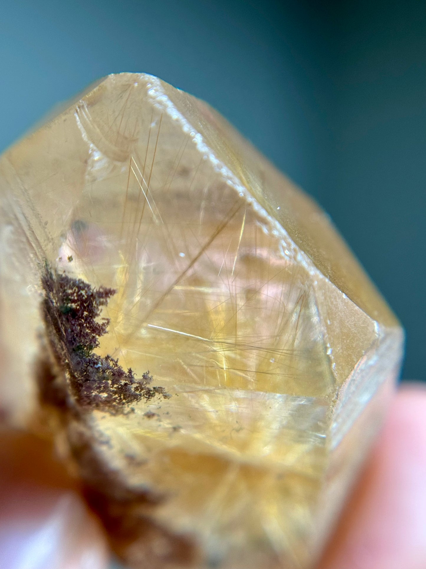 Rutile in Quartz