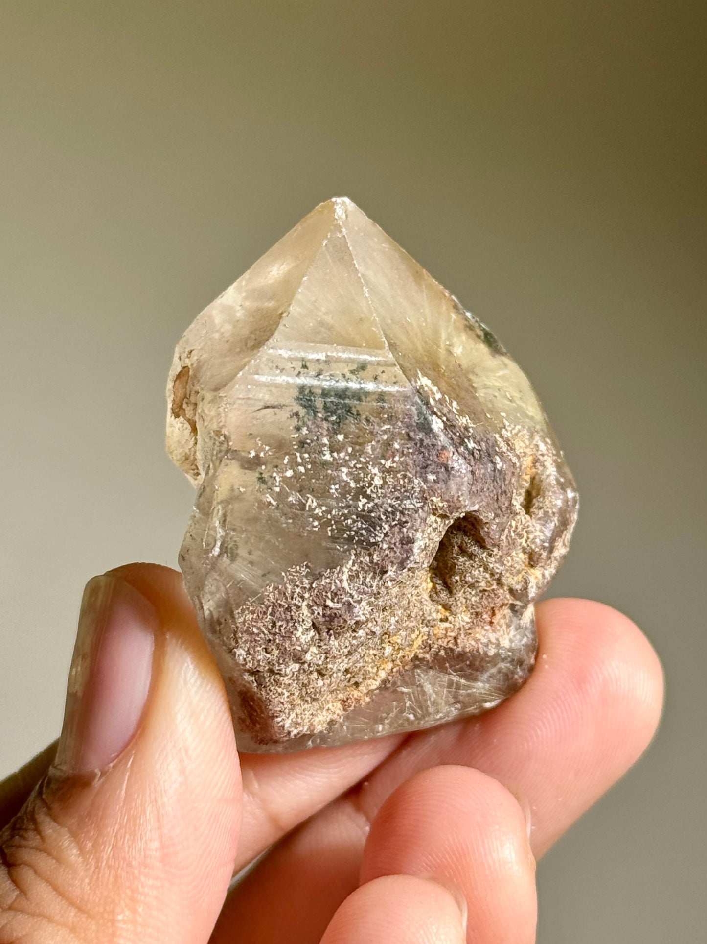 Dandelion Rutile in Quartz