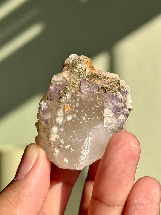 Quartz, Dolomite & Fluorite
