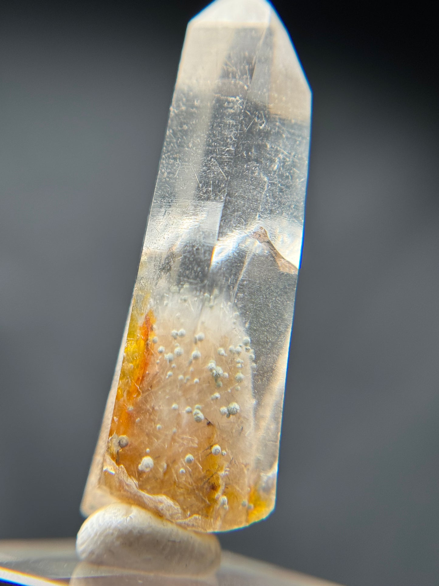 Cookite & Tremolite in Quartz