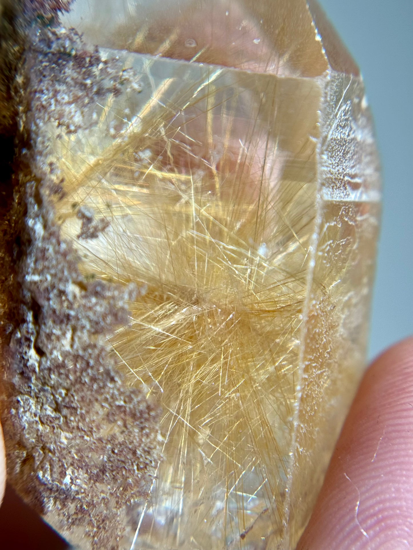 Rutile in Quartz