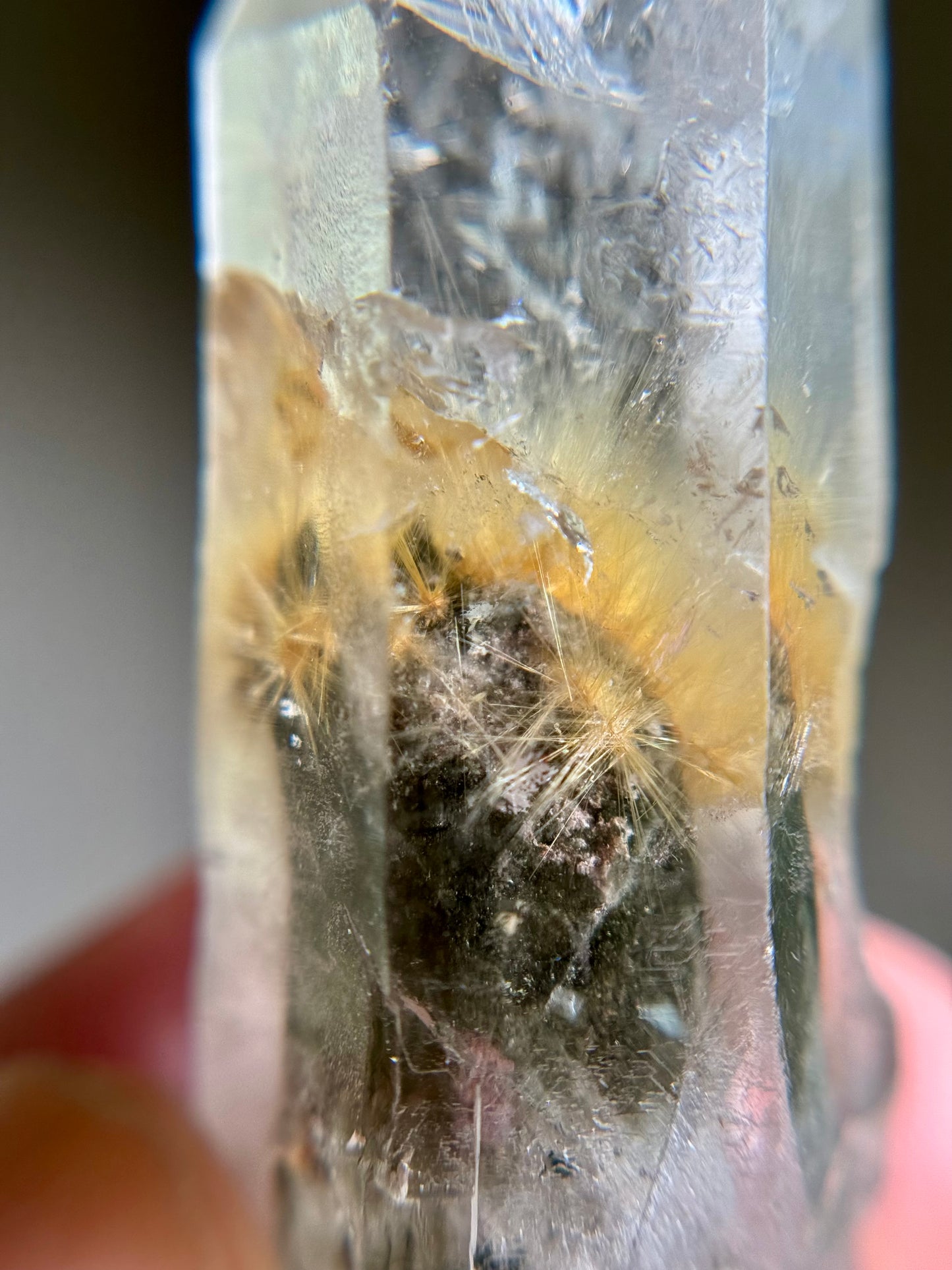 Dandelion Rutile in Quartz