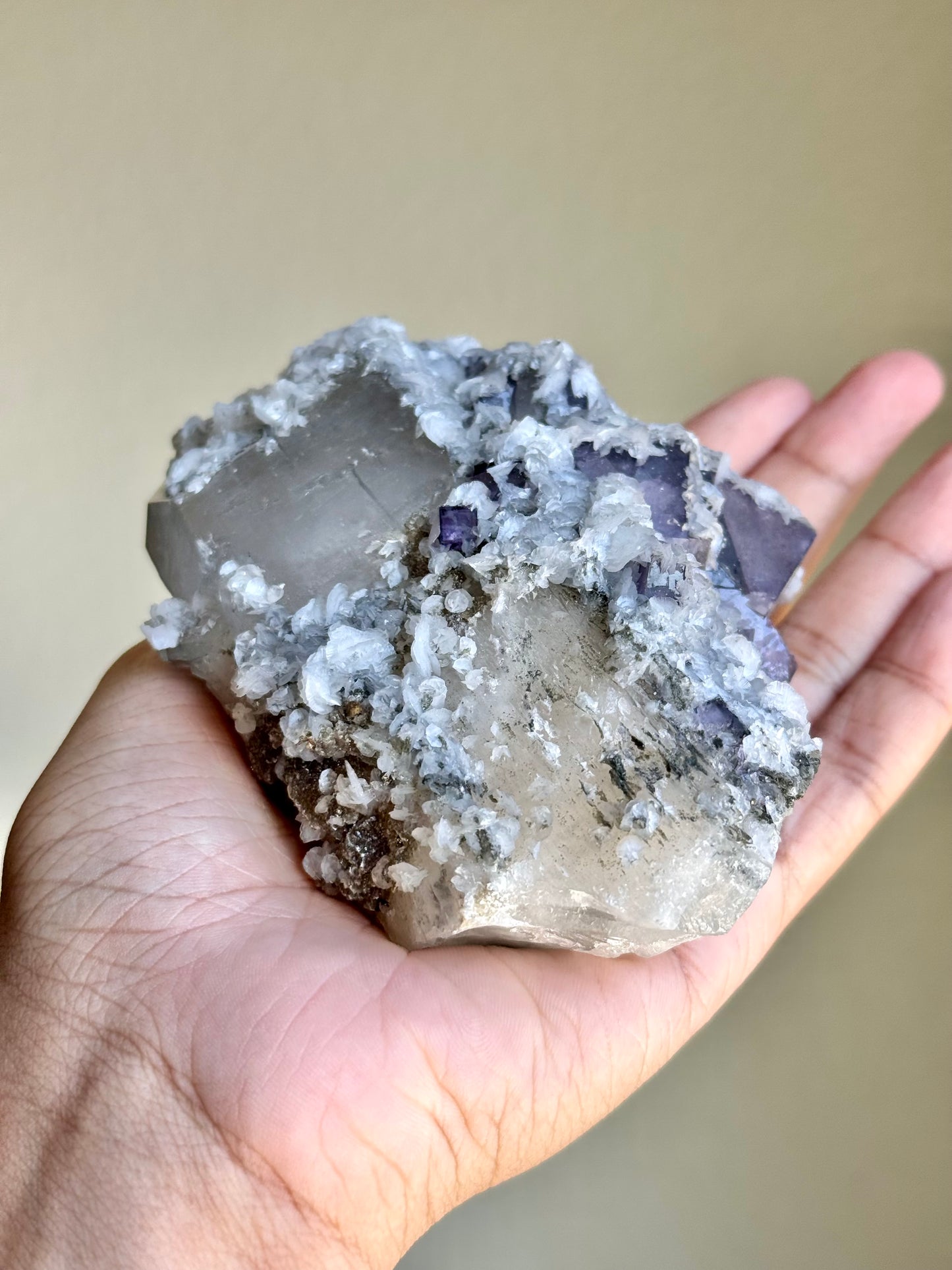 Quartz, Calcite & Fluorite