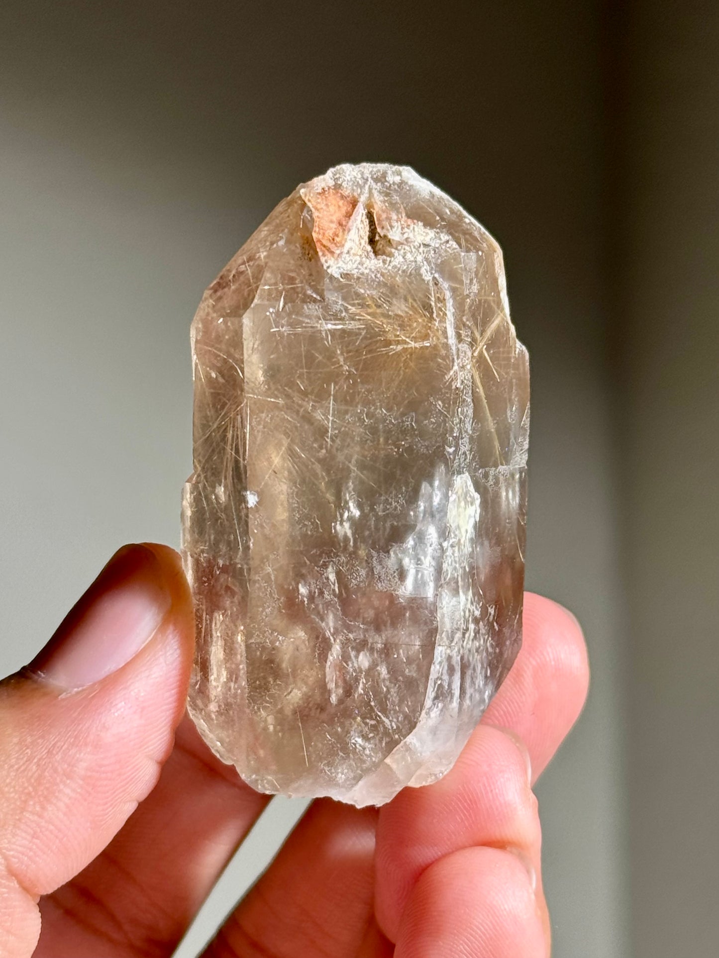 Smoky Quartz with Rutile