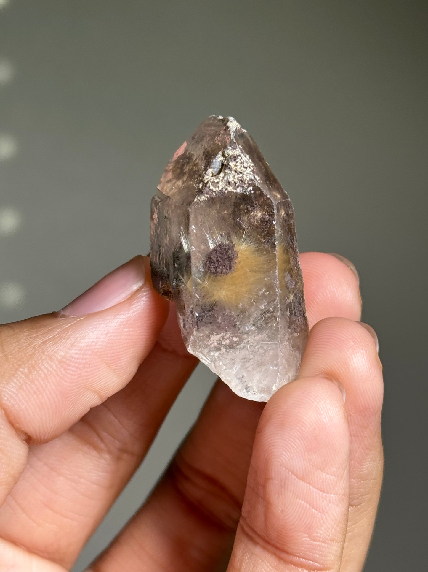 Dandelion Rutile in Quartz