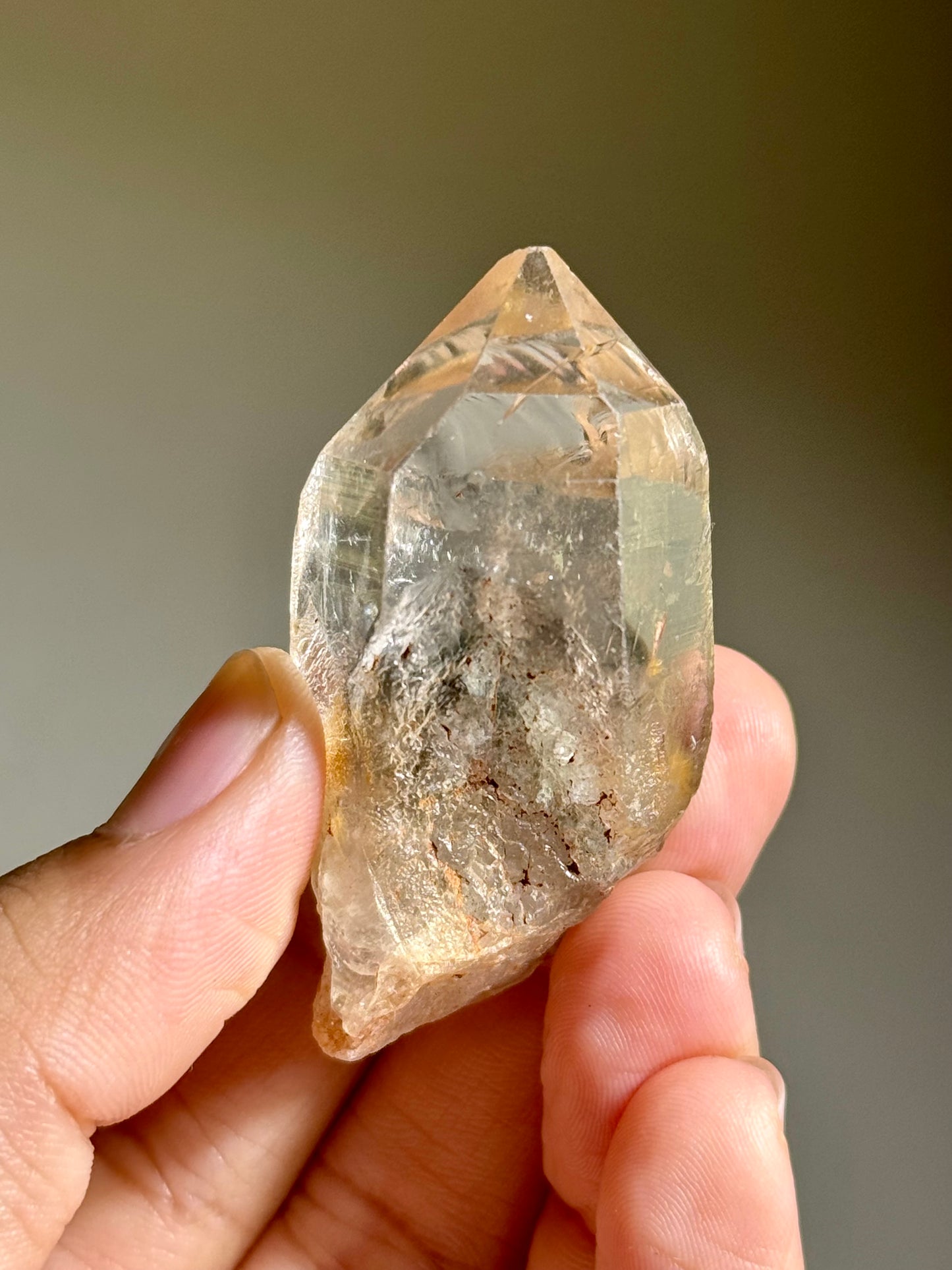 Dandelion Rutile in Quartz
