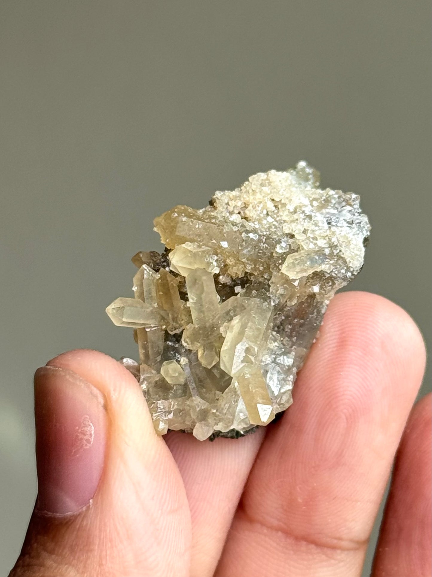 Hedenbergite & Quartz