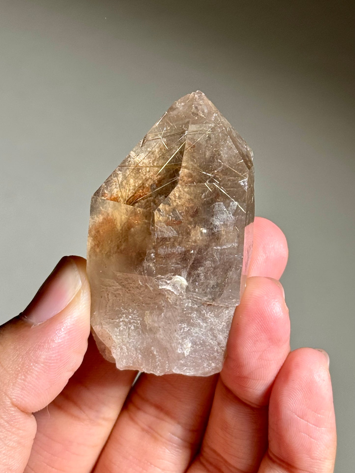 Smoky Quartz with Rutile