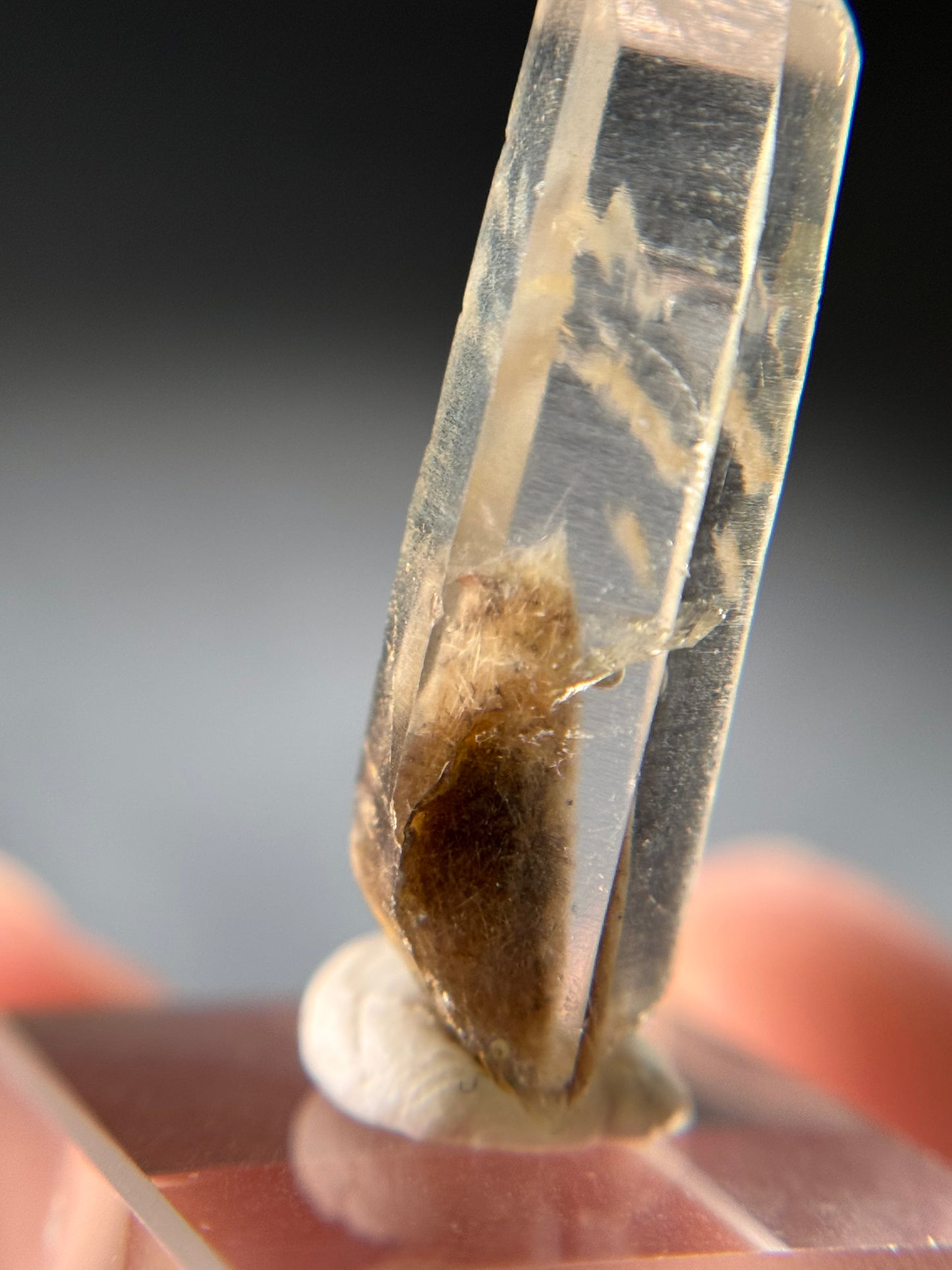 Cookite & Tremolite in Quartz