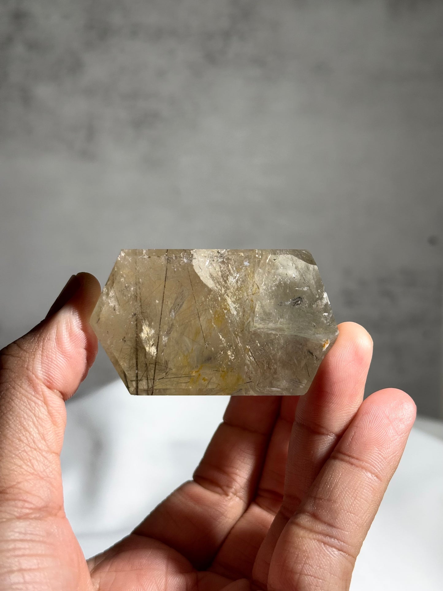 Tourmalated Citrine