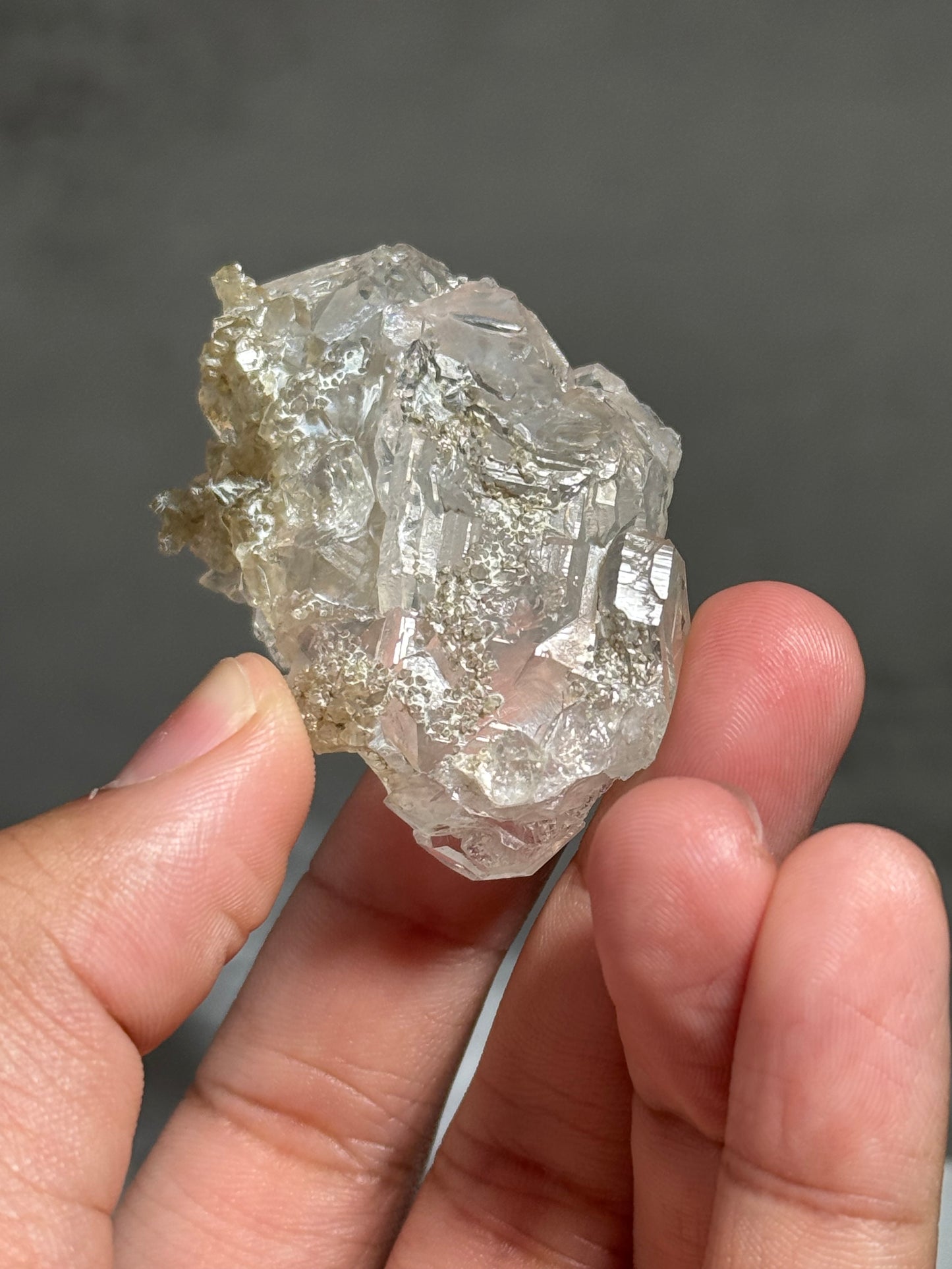 Smoky Quartz & Sepiolite