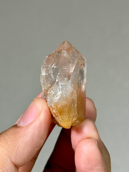Semi-Polished Himalayan Quartz with Rutile