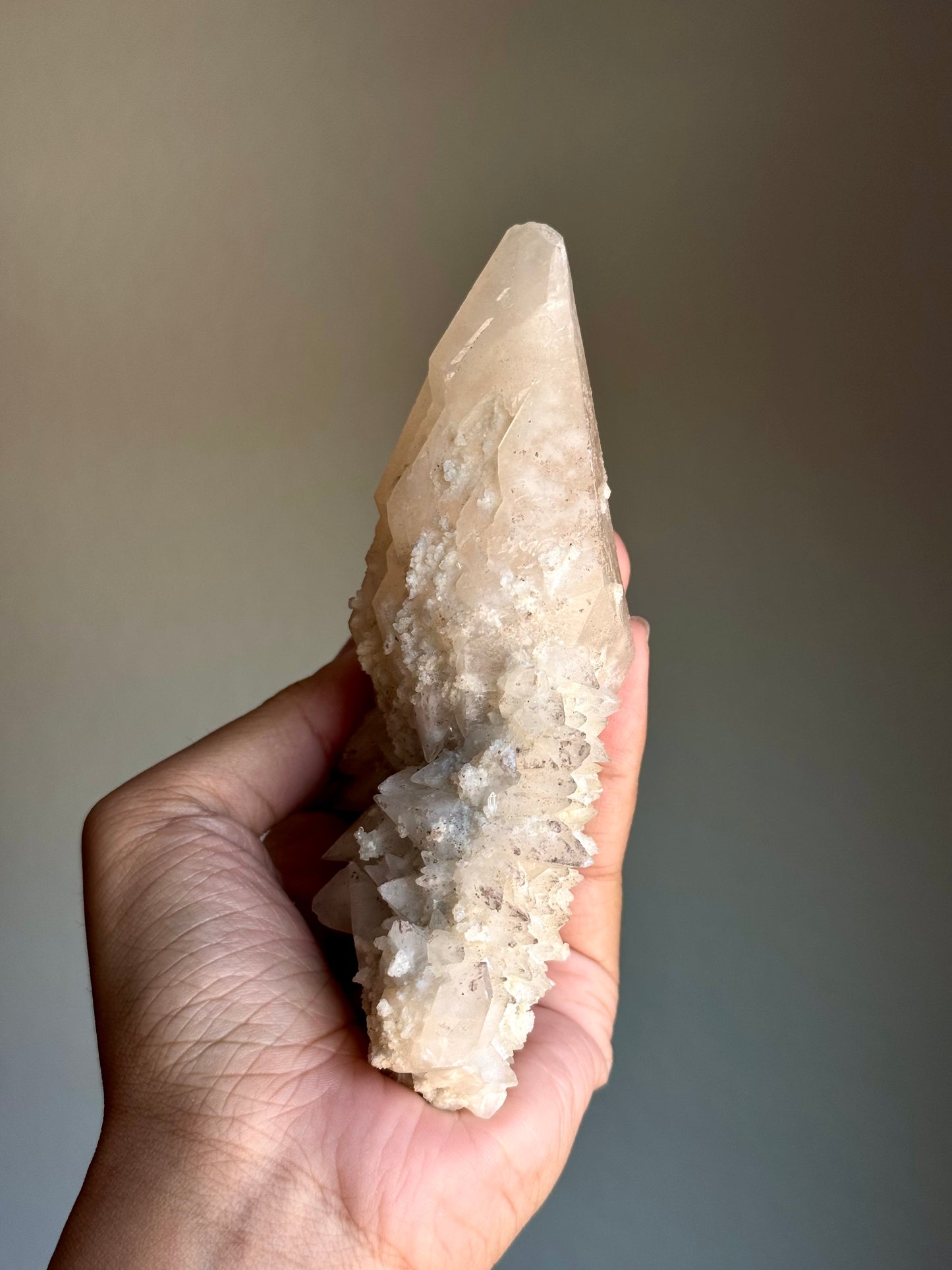 Calcite over Quartz