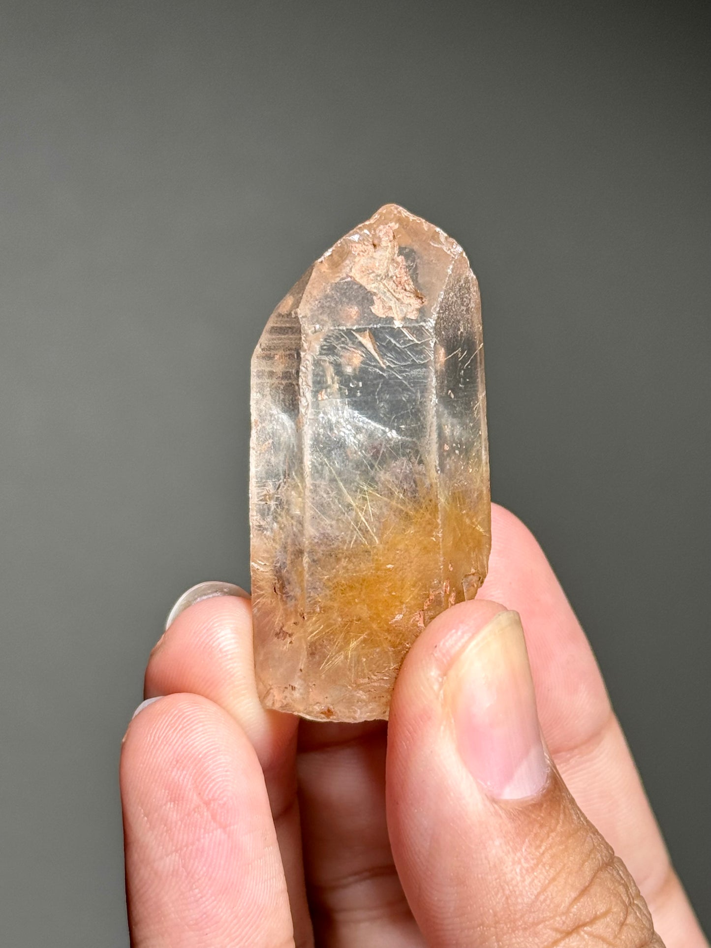 Rutile in Quartz