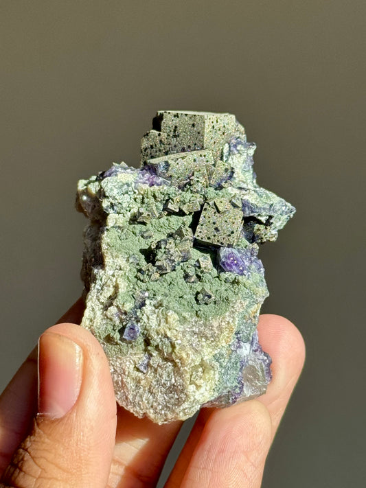 Fluorite & Pyrite