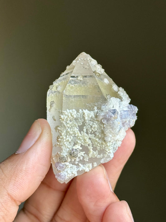 Quartz, Fluorite & Calcite