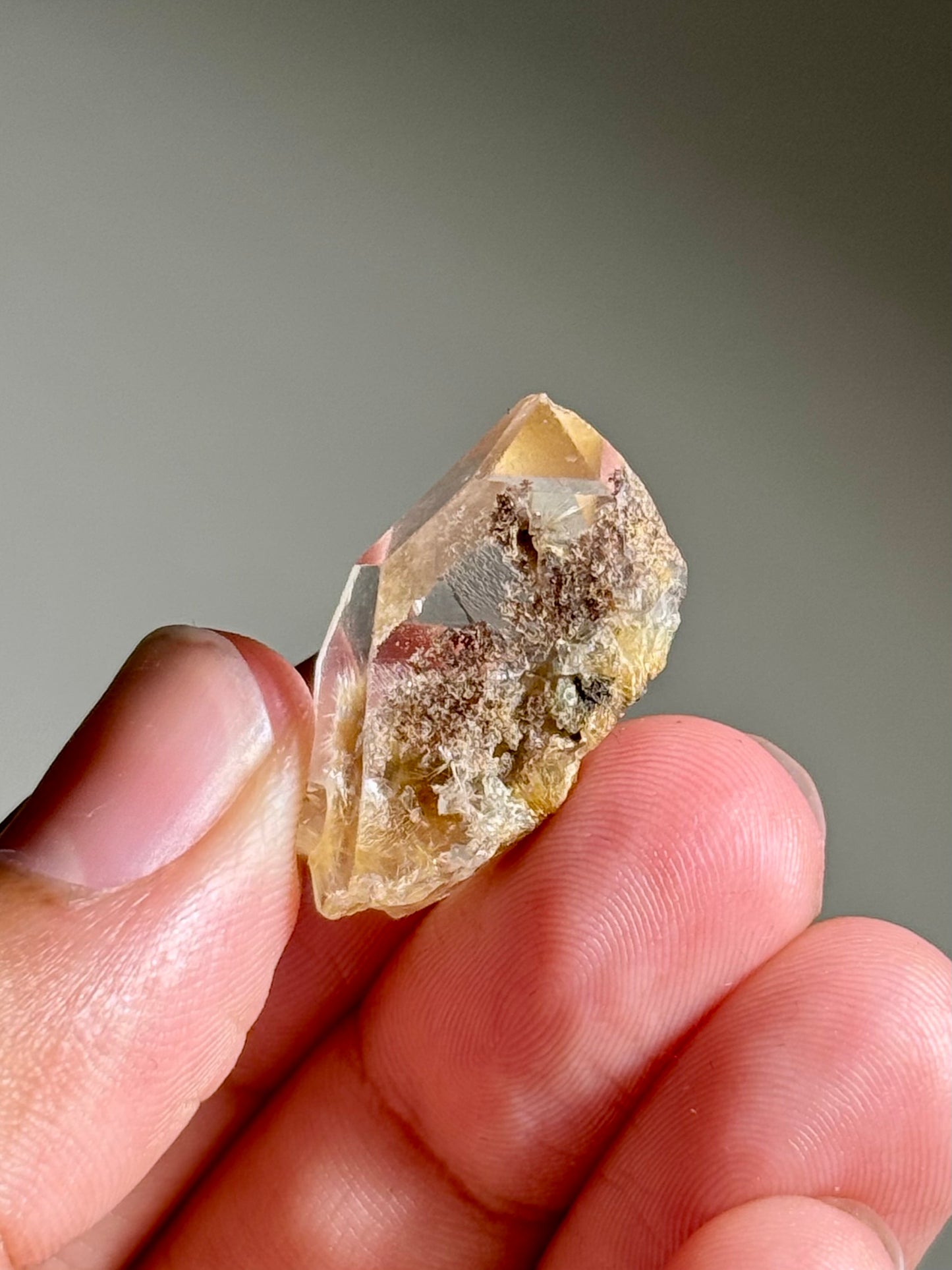 Dandelion Rutile in Quartz