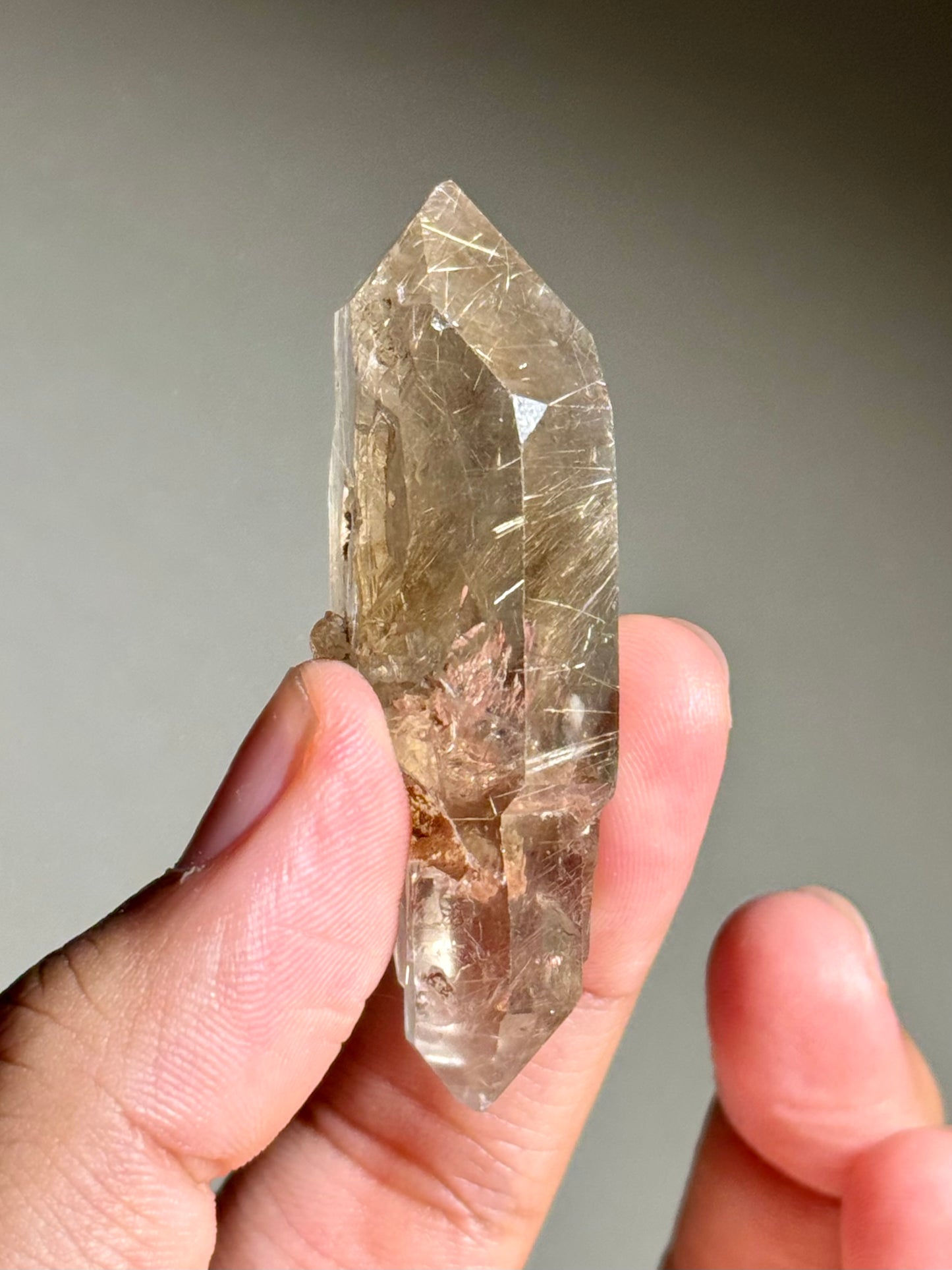 Smoky Quartz with Rutile (DT)