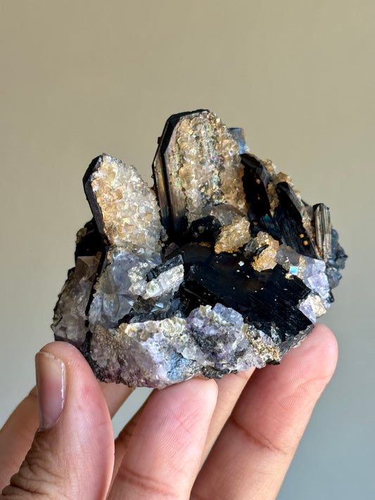 Ferberite & Fluorite