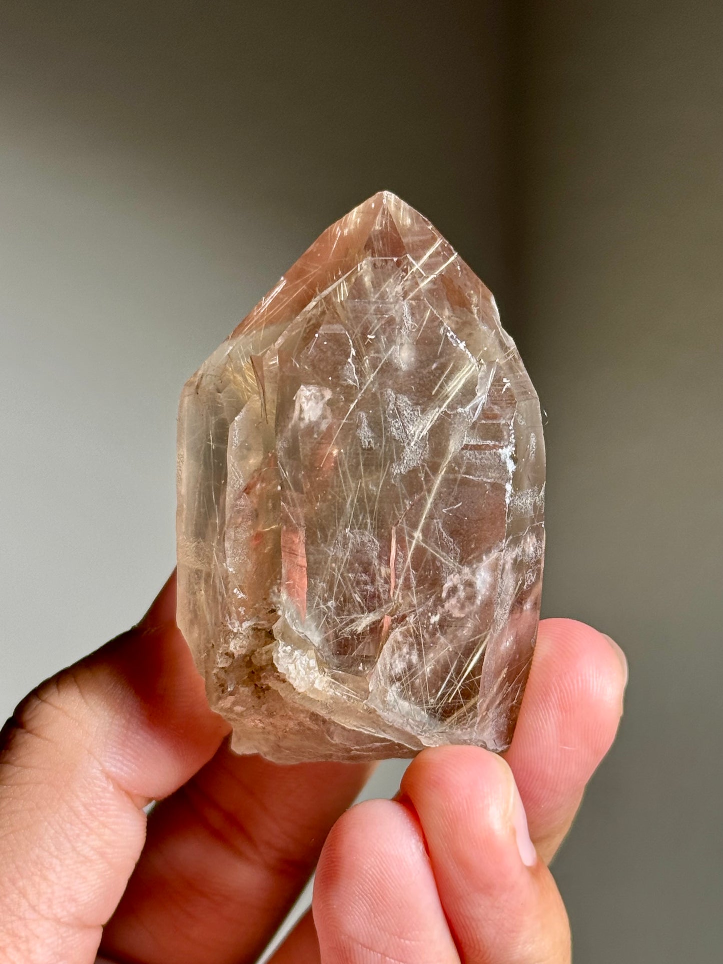 Smoky Quartz with Rutile