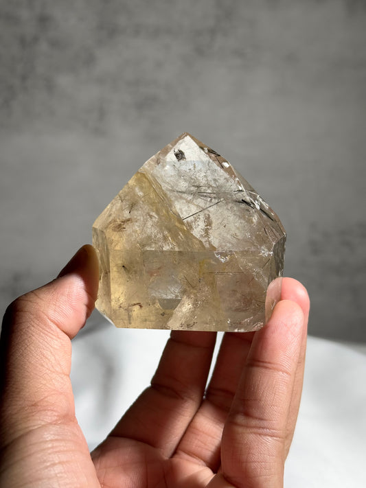 Tourmalated Citrine