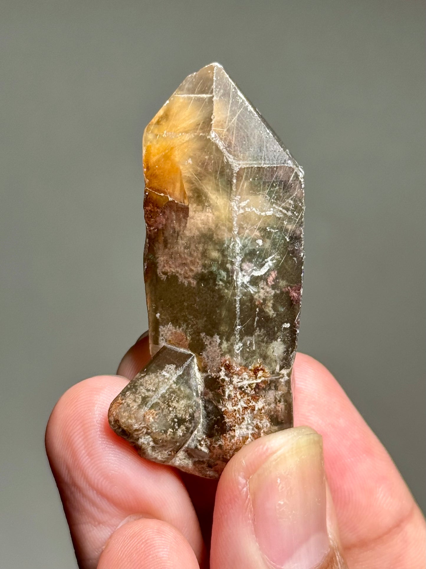 Rutile in Quartz
