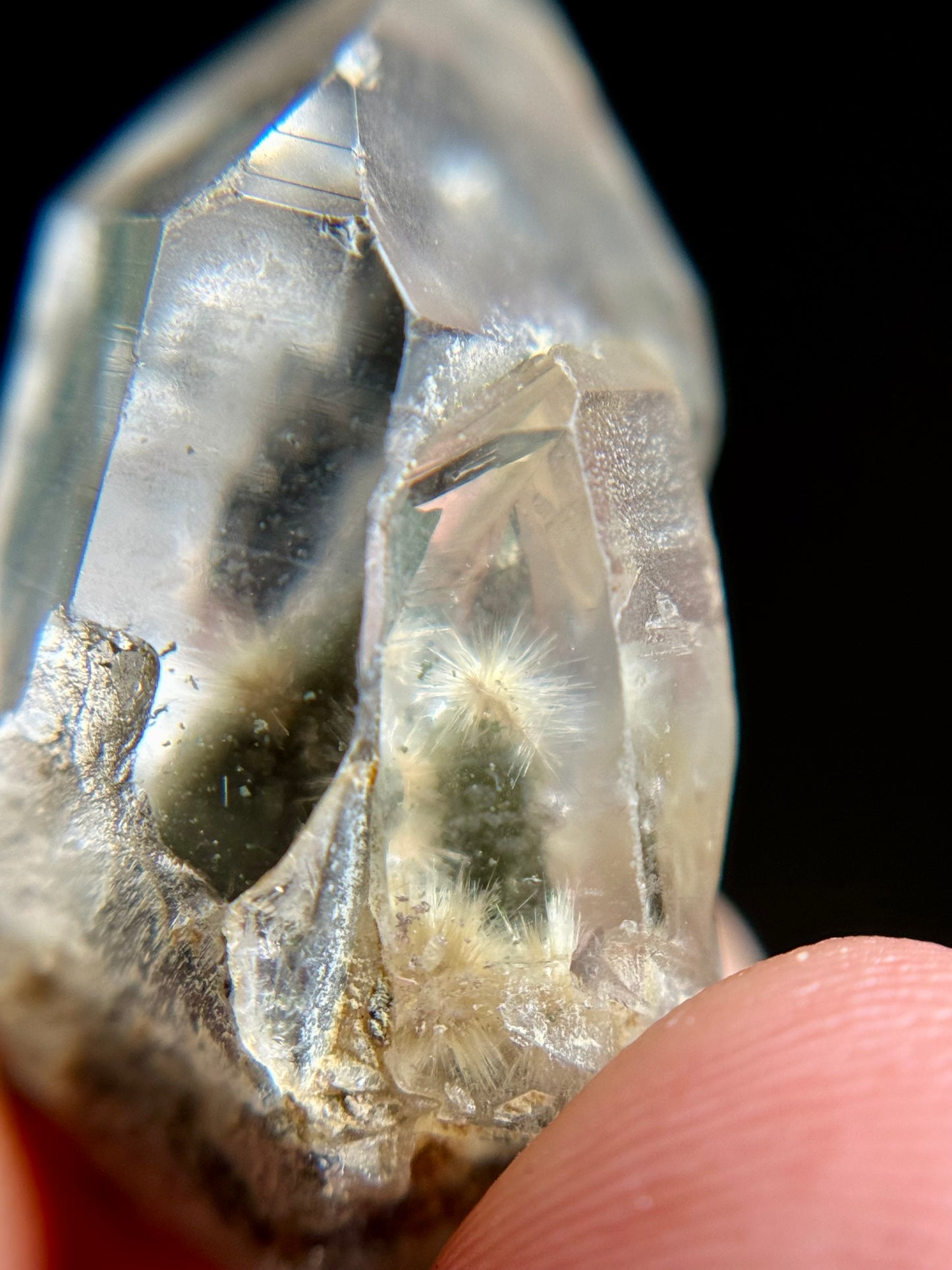 Dandelion Rutile in Quartz