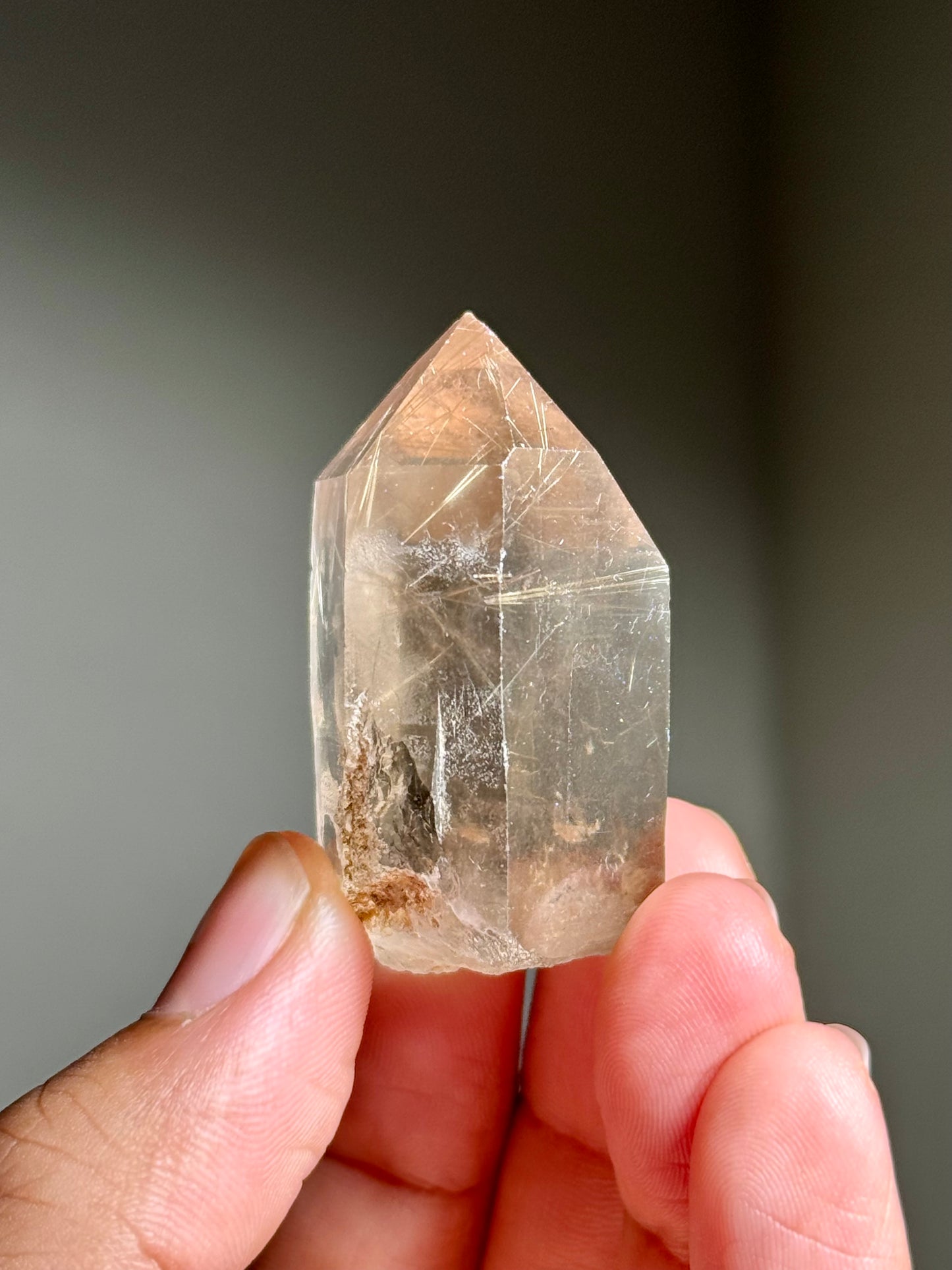 Smoky Quartz with Rutile