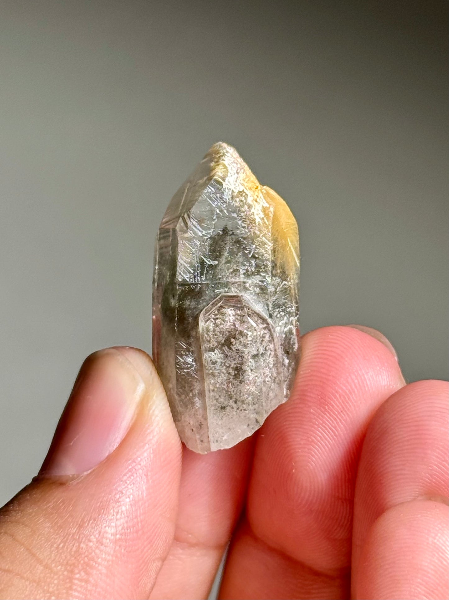 Rutile in Quartz