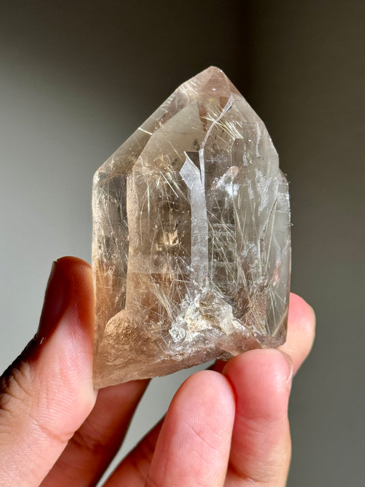 Smoky Quartz with Rutile