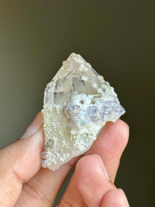 Quartz, Fluorite & Calcite