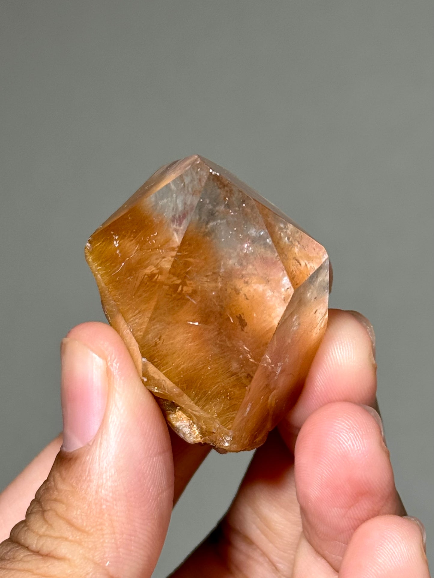 Semi-Polished Himalayan Quartz with Rutile