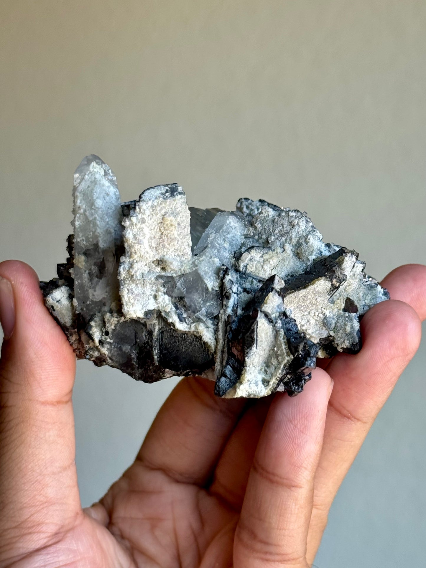 Fluorite & Ferberite