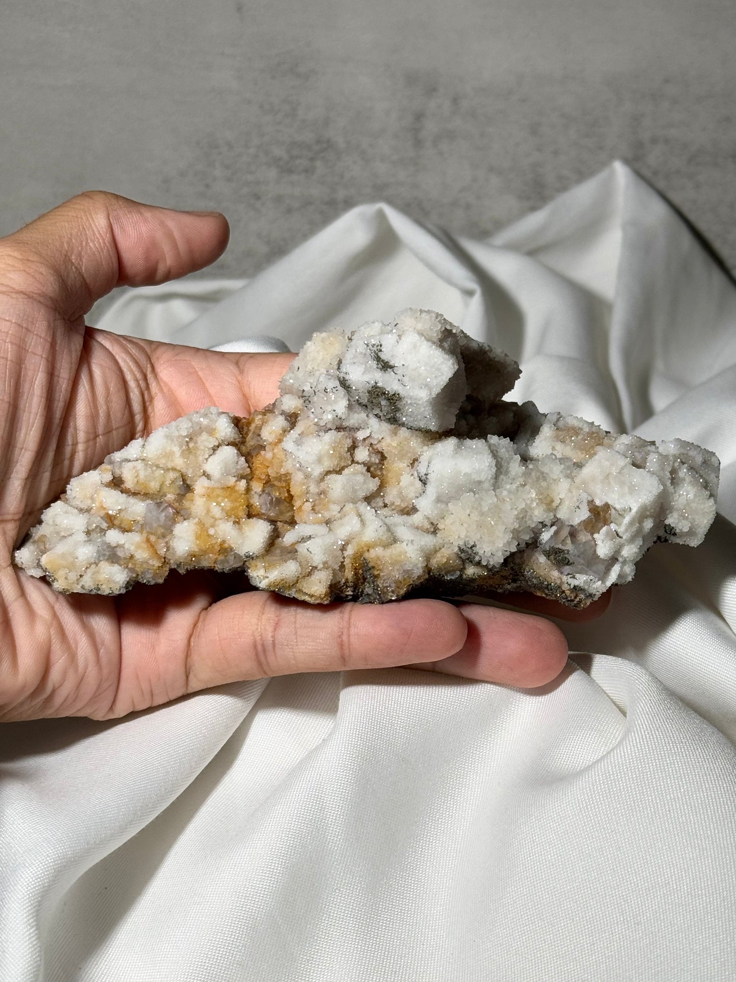 Quartz over Fluorite