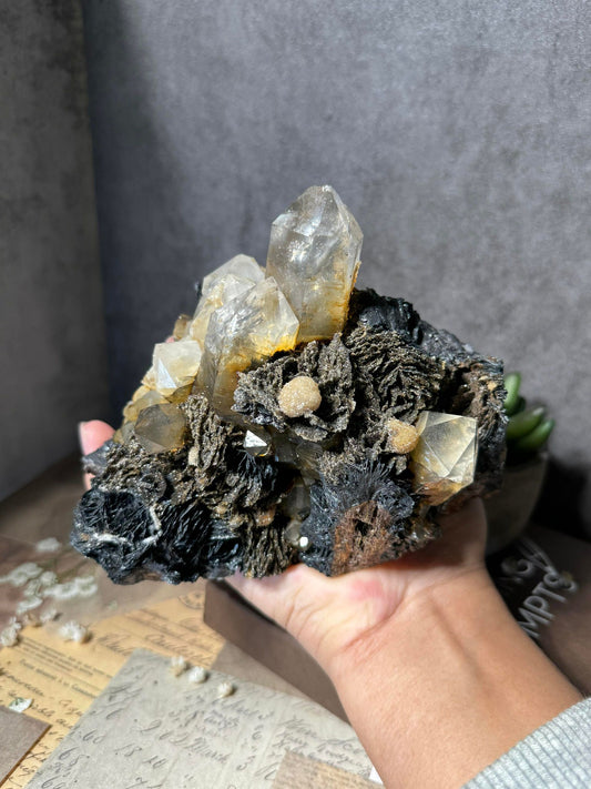 Quartz with Hematite