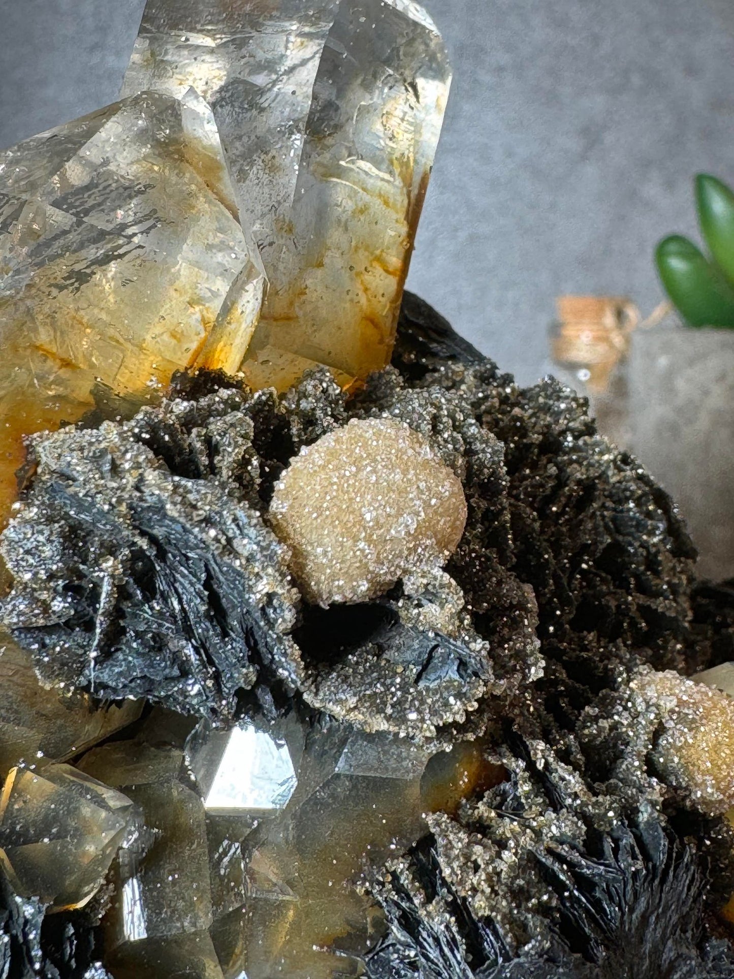 Quartz with Hematite