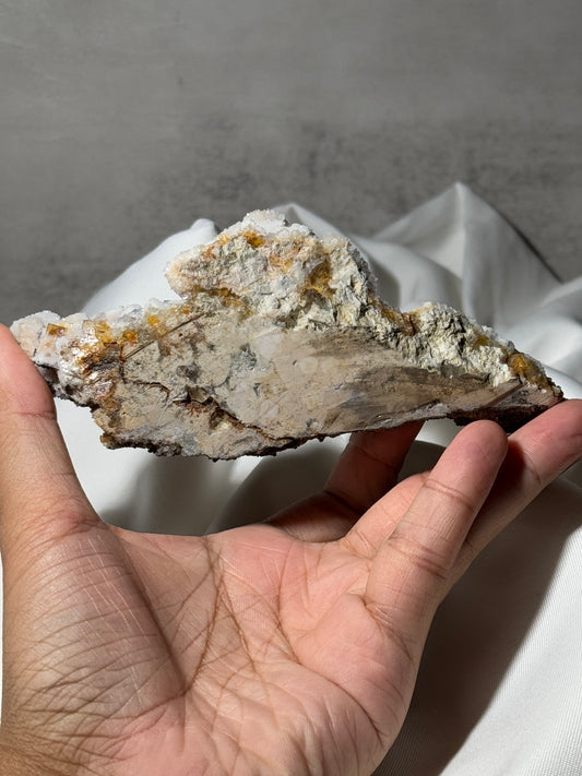 Quartz over Fluorite